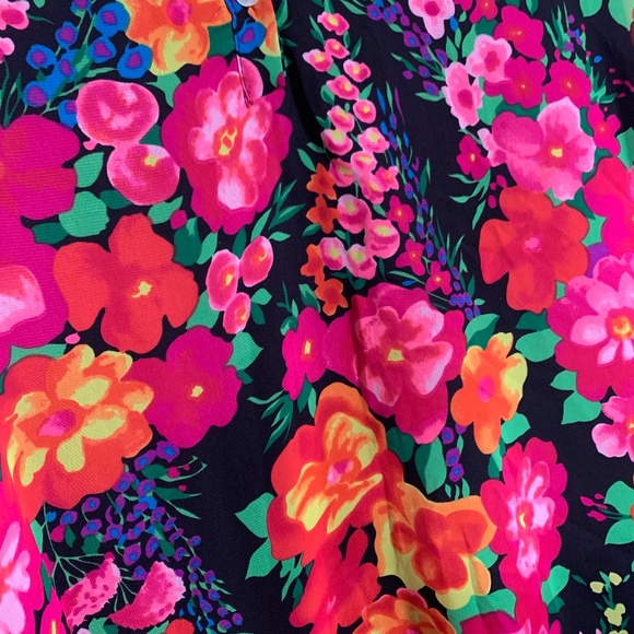 Show Me Your MuMu Floral Tunic Blouse Sz S EUC - Picture 15 of 15